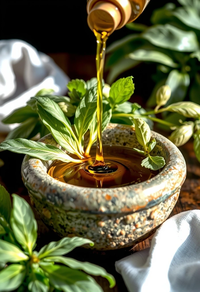 Maslinovo ulje i začinsko bilje